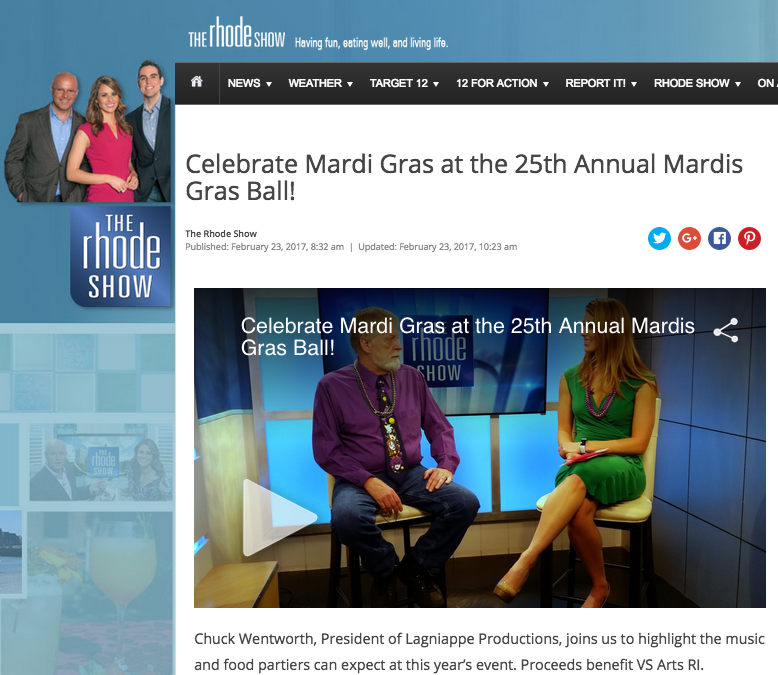 The Rhode Show: Celebrate Mardi Gras at the 25th annual Mardi Gras Ball