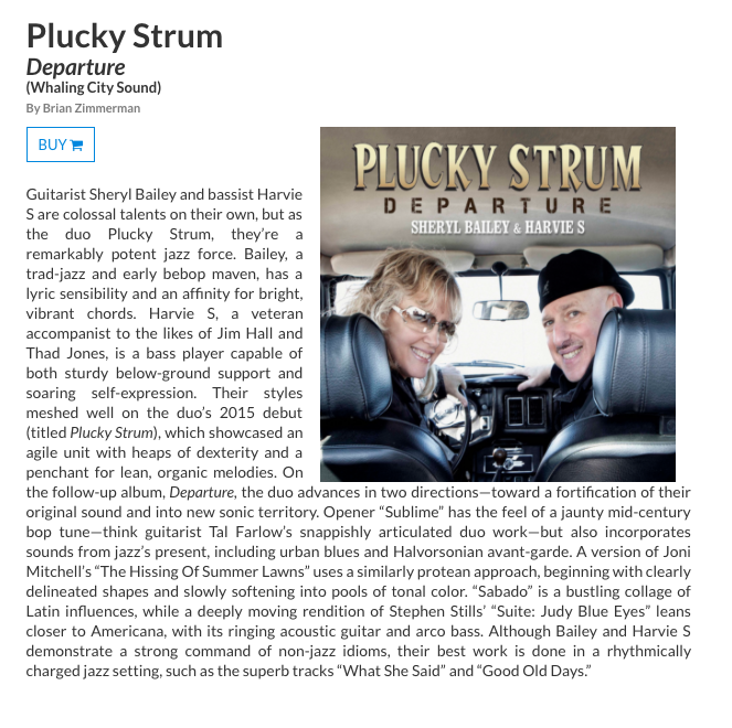 8/3: DownBeat Editor Pick’s Plucky Strum as #3 for August