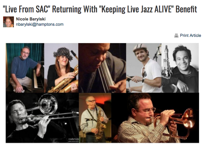 2/3 Jay Rodriguez featured in “Keeping Live Jazz ALIVE” benefit