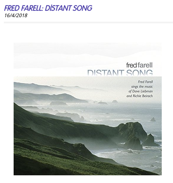 Fred Farell’s Distant Song gets reviewed in Keys and Chords