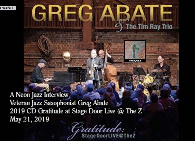 5.22.19: Greb Abate Interviewed on Neon Jazz