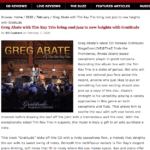 Greg Abate with Tim Ray Trio “bring cool jazz to new heights with Gratitude”