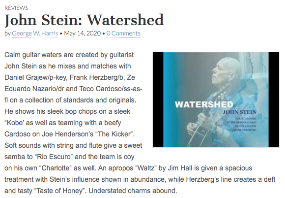 John Stein creates “calm guitar waters” on latest release “Watershed”