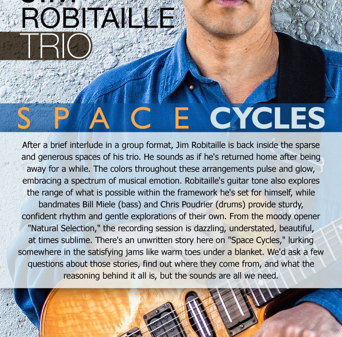 Jim Robitaille featured on Jazz Weekly’s website, live stream concert from The Narrows on August 14!