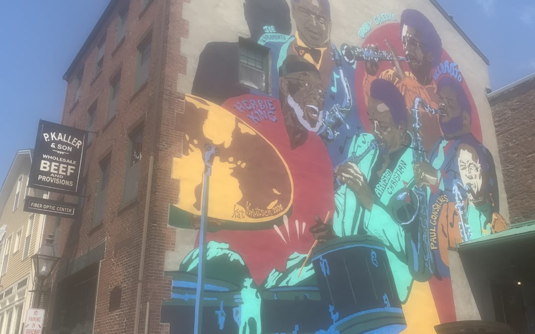 Have you seen the mural on the Fiber Optics Center building honoring New Bedford jazz greats?