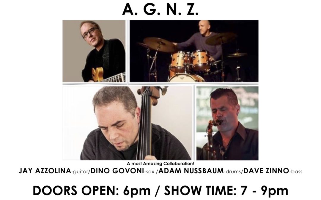 8/26: Tish Adams presents A.G.N.Z. live at the Pump House in Wakefield, RI