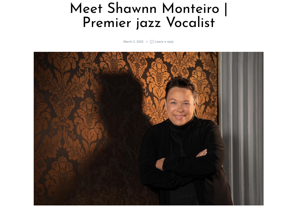 Shawnn Monteiro Premeir Jazz Vocalist on SHOUTOUT MIAMI