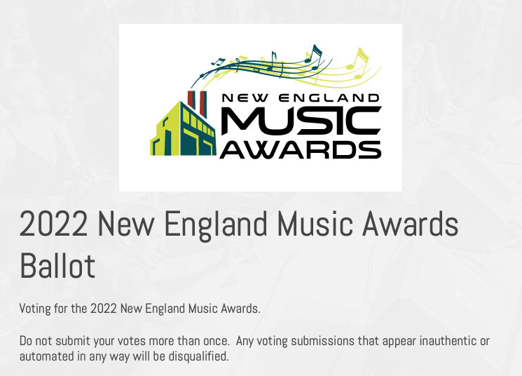 #DMI 2022 New England Music Awards: Vote Evening Sky for “Jazz act of the year”.