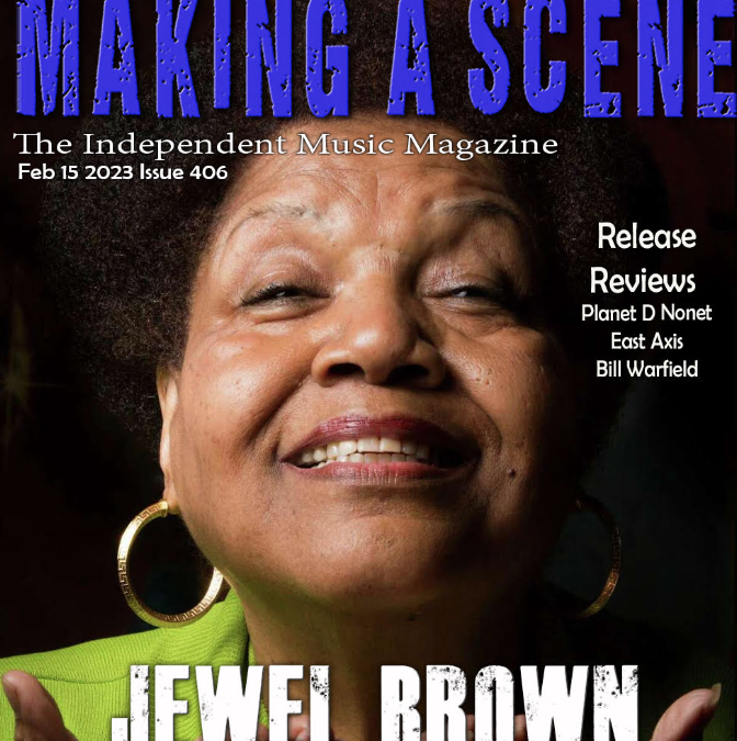 Jewel Brown on Making A Scene Magazine Cover for February Issue 2023