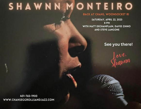 Shawnn Monteiro Preforming at Chan’s on Saturday, April 22, 2023 in Woonsocket RI