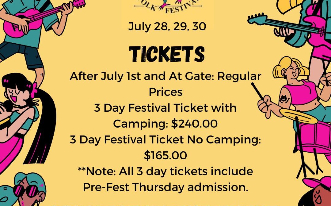 July 28, 29, 30: Falcon Ridge Folk Festival 🎶