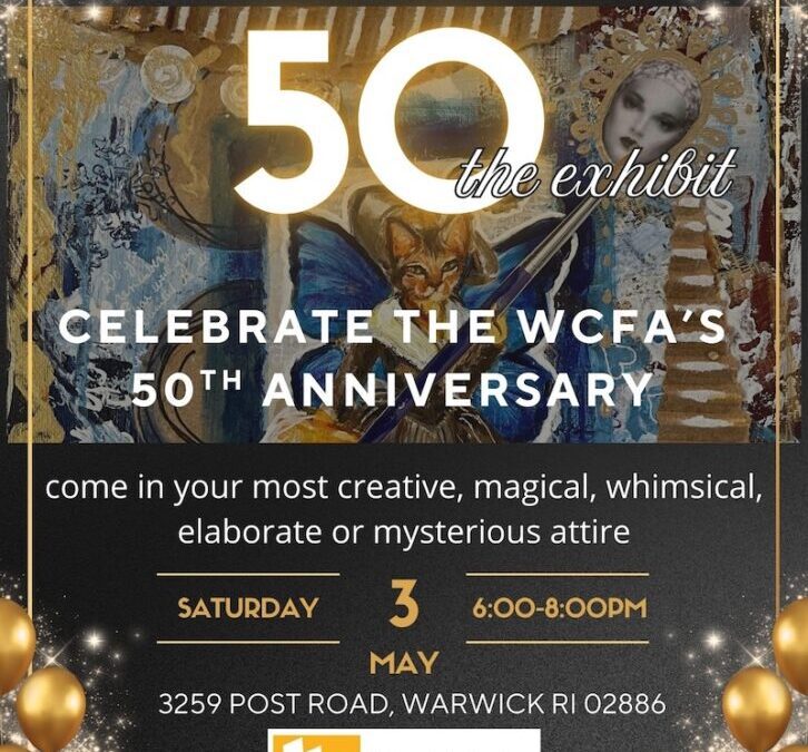 🎨 Masquerade Magic: Vincent Castaldi Featured in WCFA’s 50th Anniversary Exhibit 🎭
