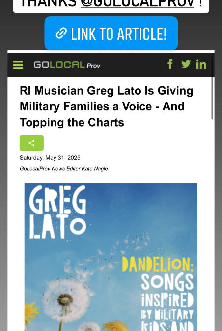 6/3: Giving Military Families a Voice – Greg Lato’s Powerful New Tribute