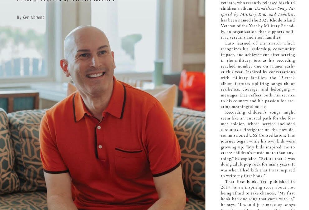 Greg Lato: From the Flight Deck to the Recording Studio featured in HEY RHODY🎖🎶