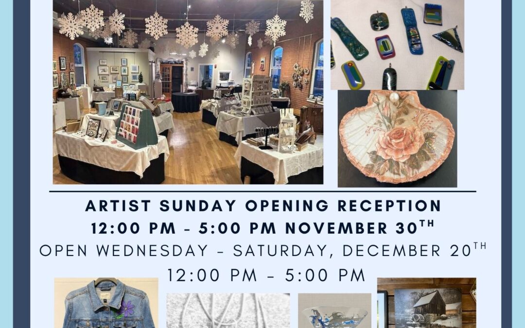 Vincent Castaldi at the Warwick Center for the Arts Winter Market 🎨❄️