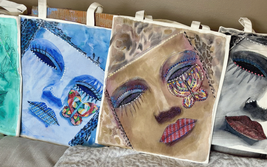 2/16: Vincent Castaldi Live Art Show with Custom Bags & Pillows! 🎨✨