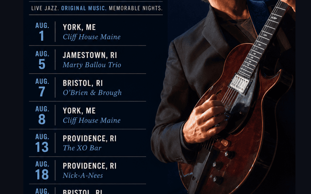 Jim Robitaille Announces August 2026 Performance Schedule 🎶
